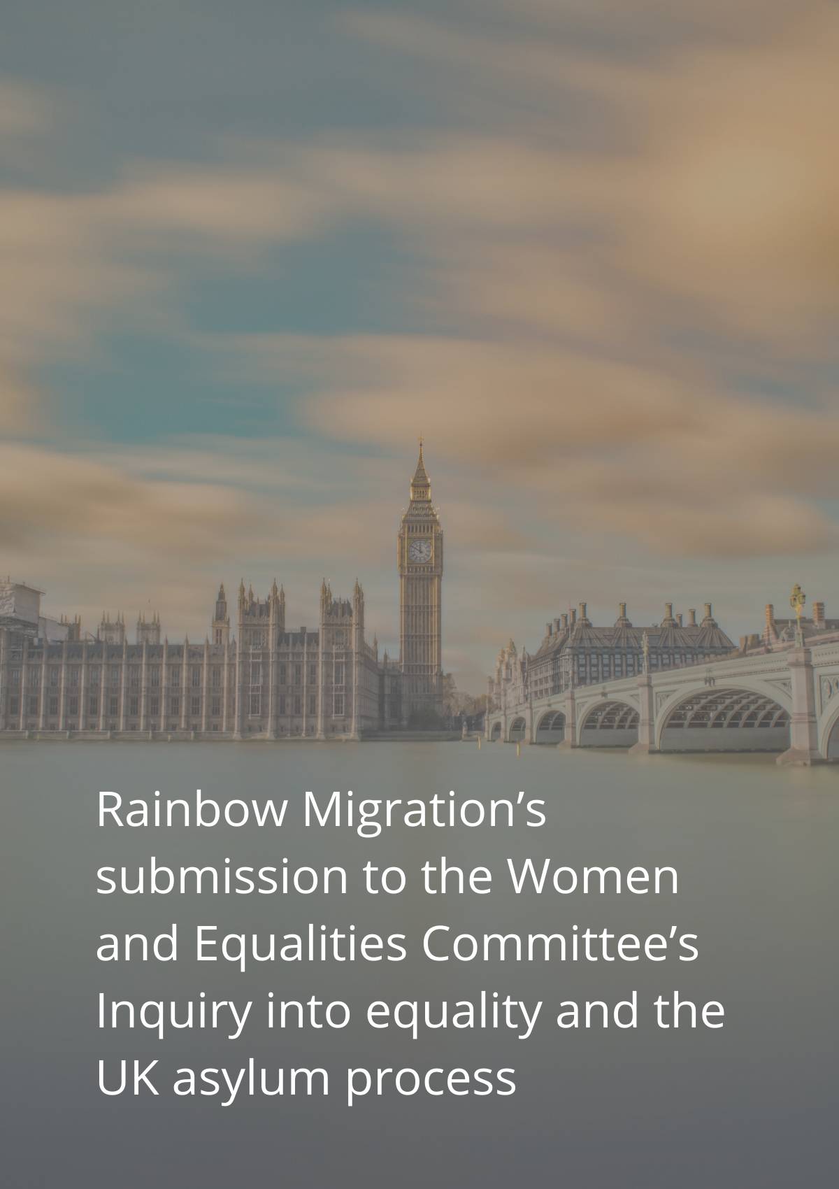 Rainbow migration's submission to the women's and equality into equality.
