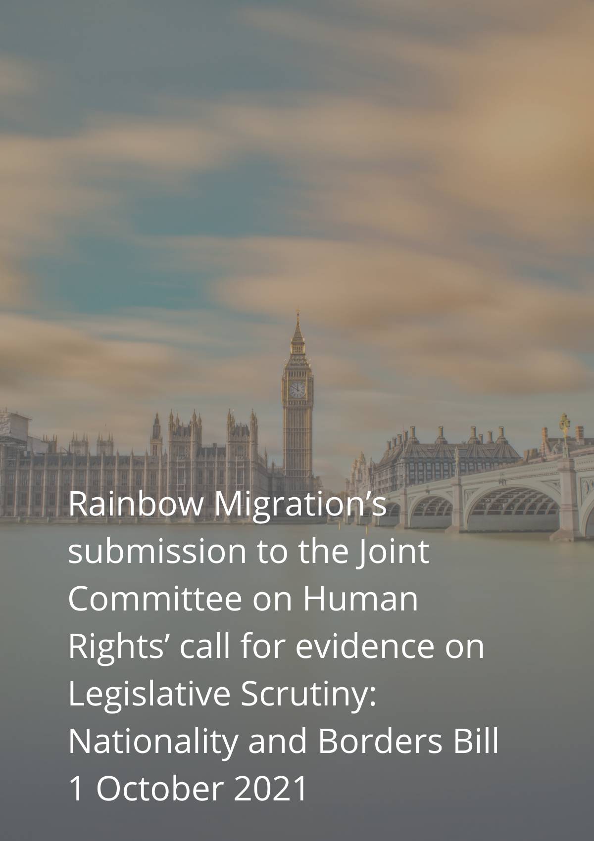 Rainbow migration's submission to the human rights committee.